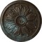Ekena Millwork Kaya Ceiling Medallion (Fits Canopies up to 5 1/4"), 23 5/8"OD x 1 1/2"P, Bronze Blue Patina CM23KABBS - alternate 1
